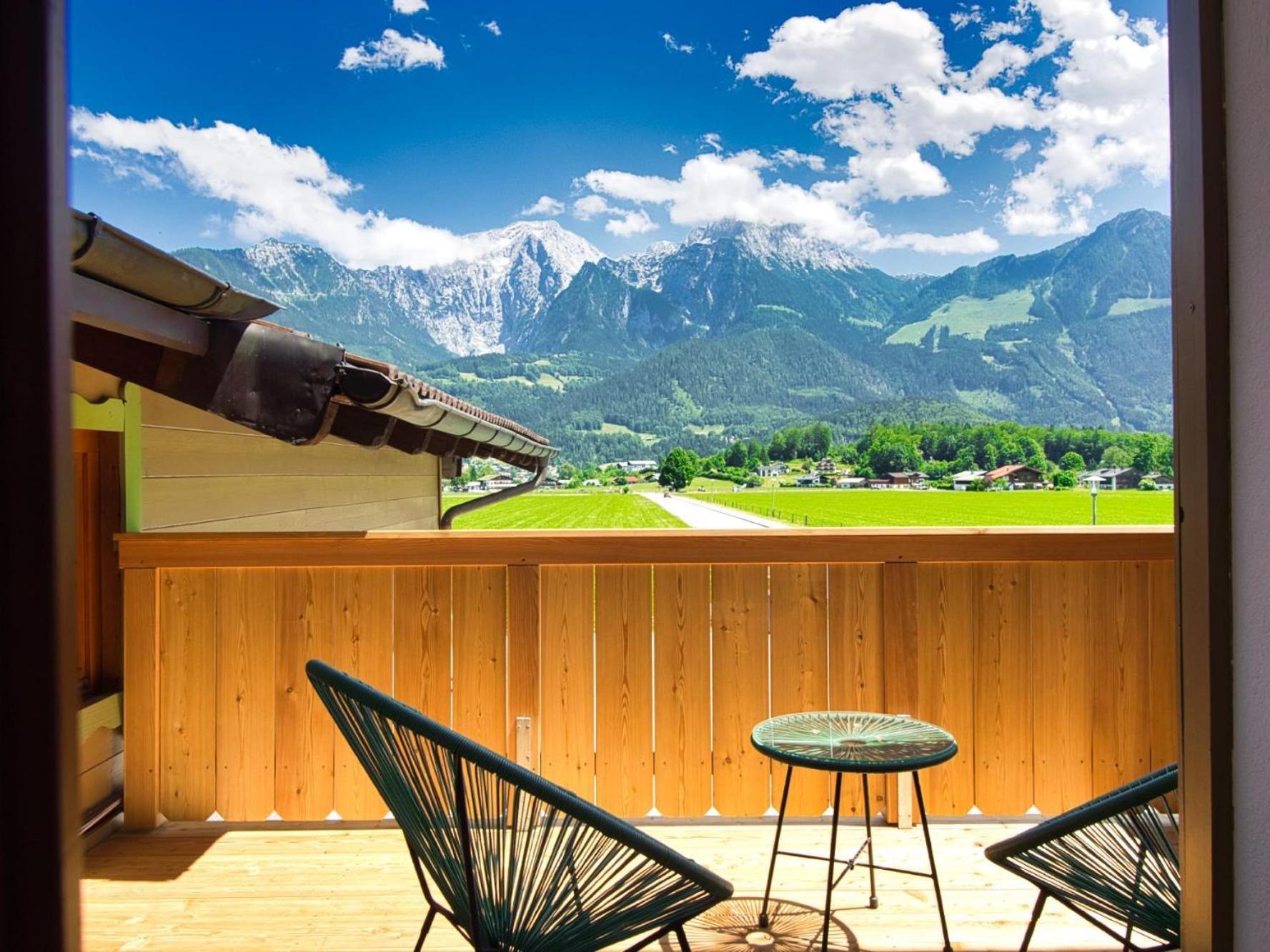 Chaletwohnung Weitblick Mit Wellnessbereich Schonau am Konigssee Bagian luar foto