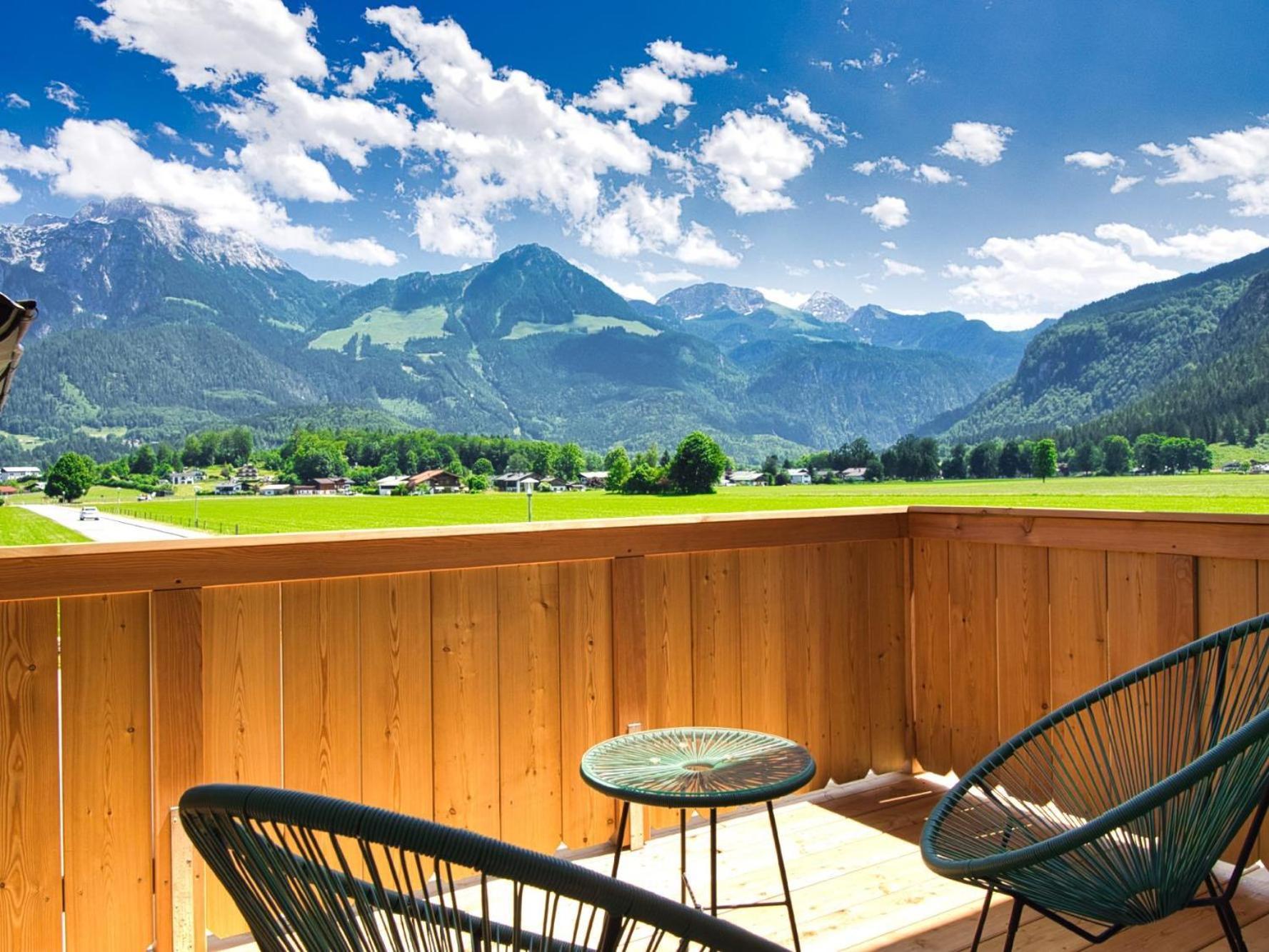 Chaletwohnung Weitblick Mit Wellnessbereich Schonau am Konigssee Bagian luar foto